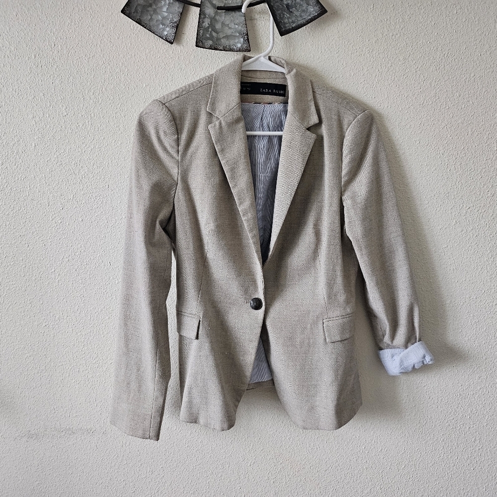 Zara Basic Women's Business Casual Made in Spain Jacket size Smallara - Picture 12 of 12